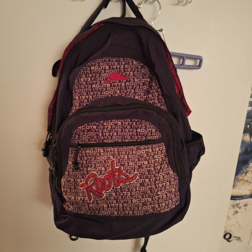 Roots Black Graphic Men's Backpack